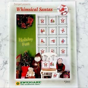 Whimsical Santa’s Counted Cross-Stitch booklet by Zweigart